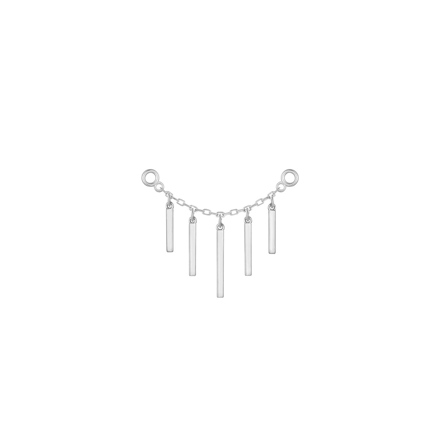 Chain with Dripping Gold Bars