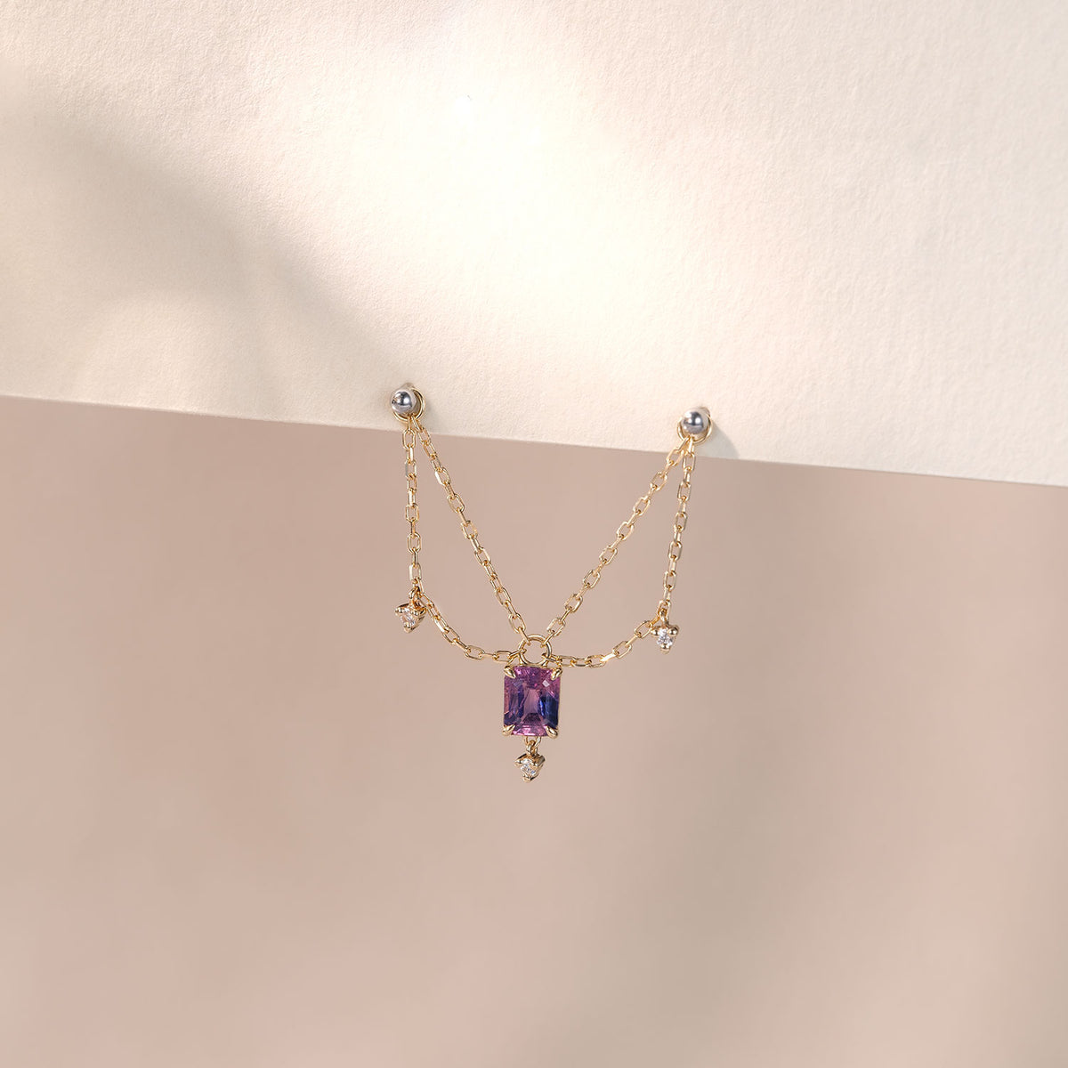 Emerald Cut Winza Sapphire Belle Chain