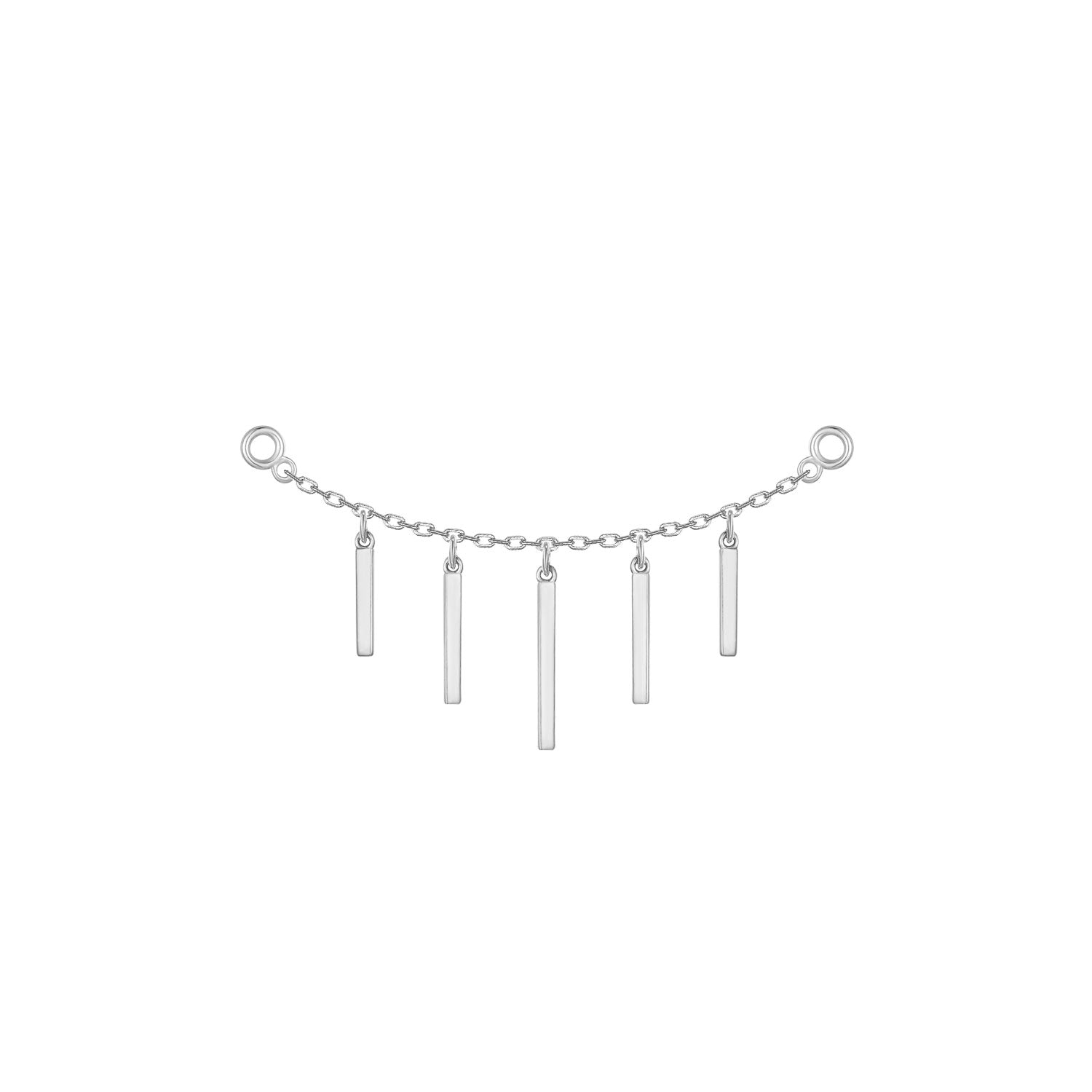 Chain with Dripping Gold Bars