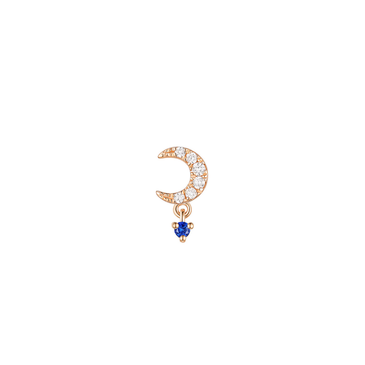 Ayla - Diamond with Gemstone Dangle