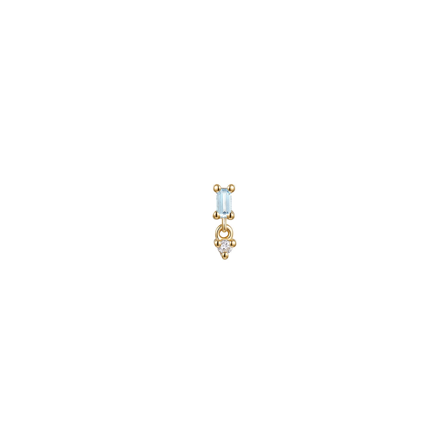 Poppy - Baguette Gemstone
