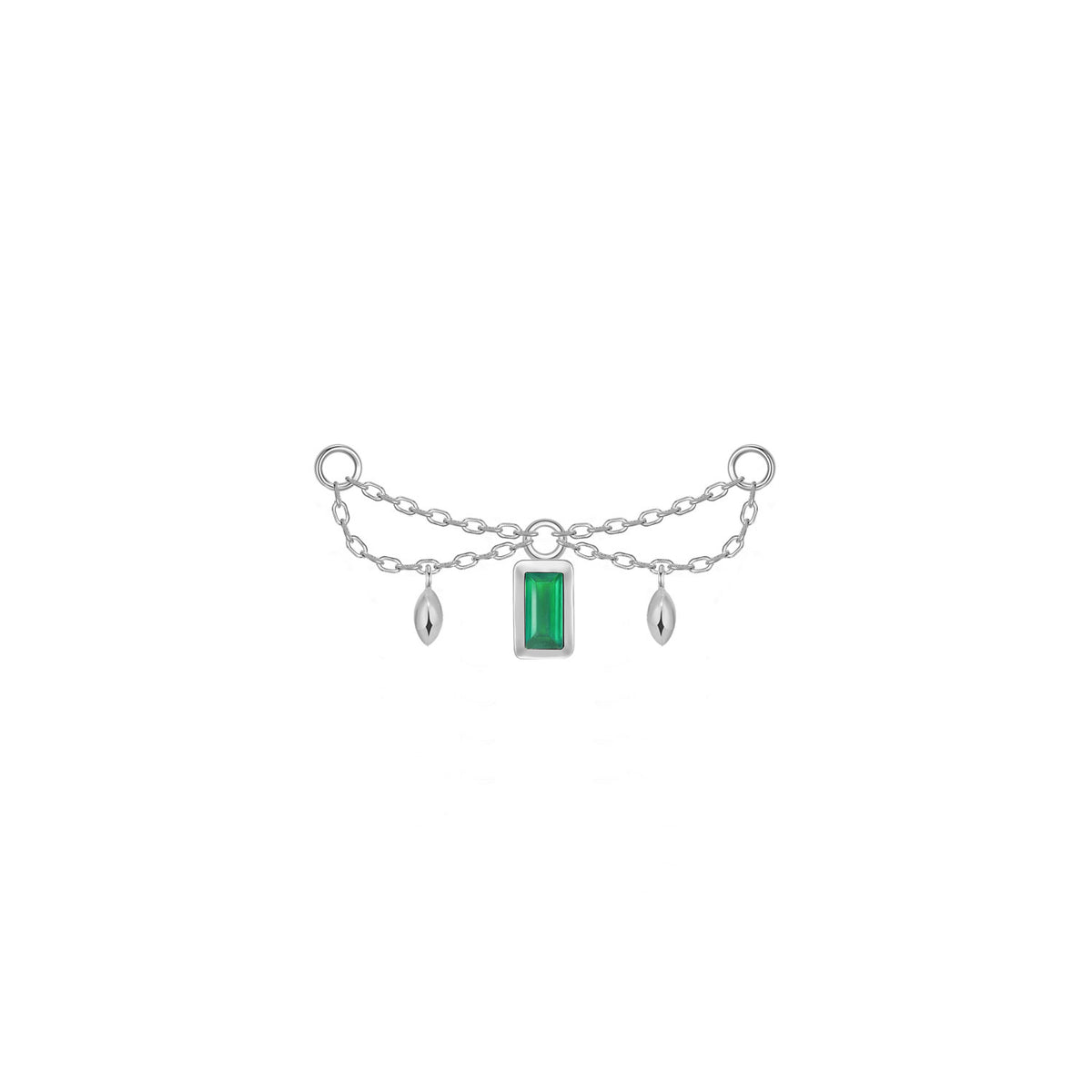 Belle Chain - Princess and Baguette Cut Gemstone