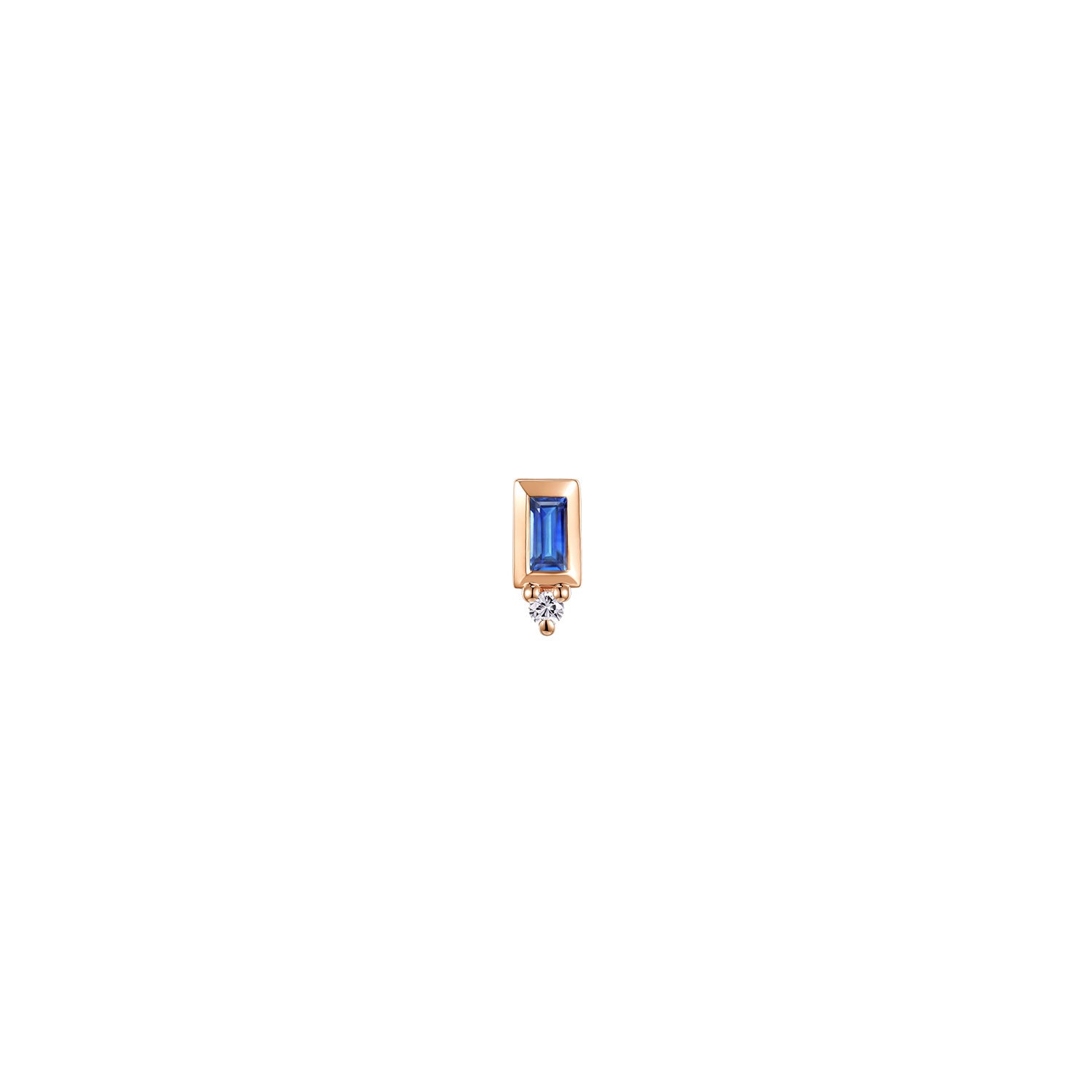 Pippa Diamond - Bezel Baguette Gemstone