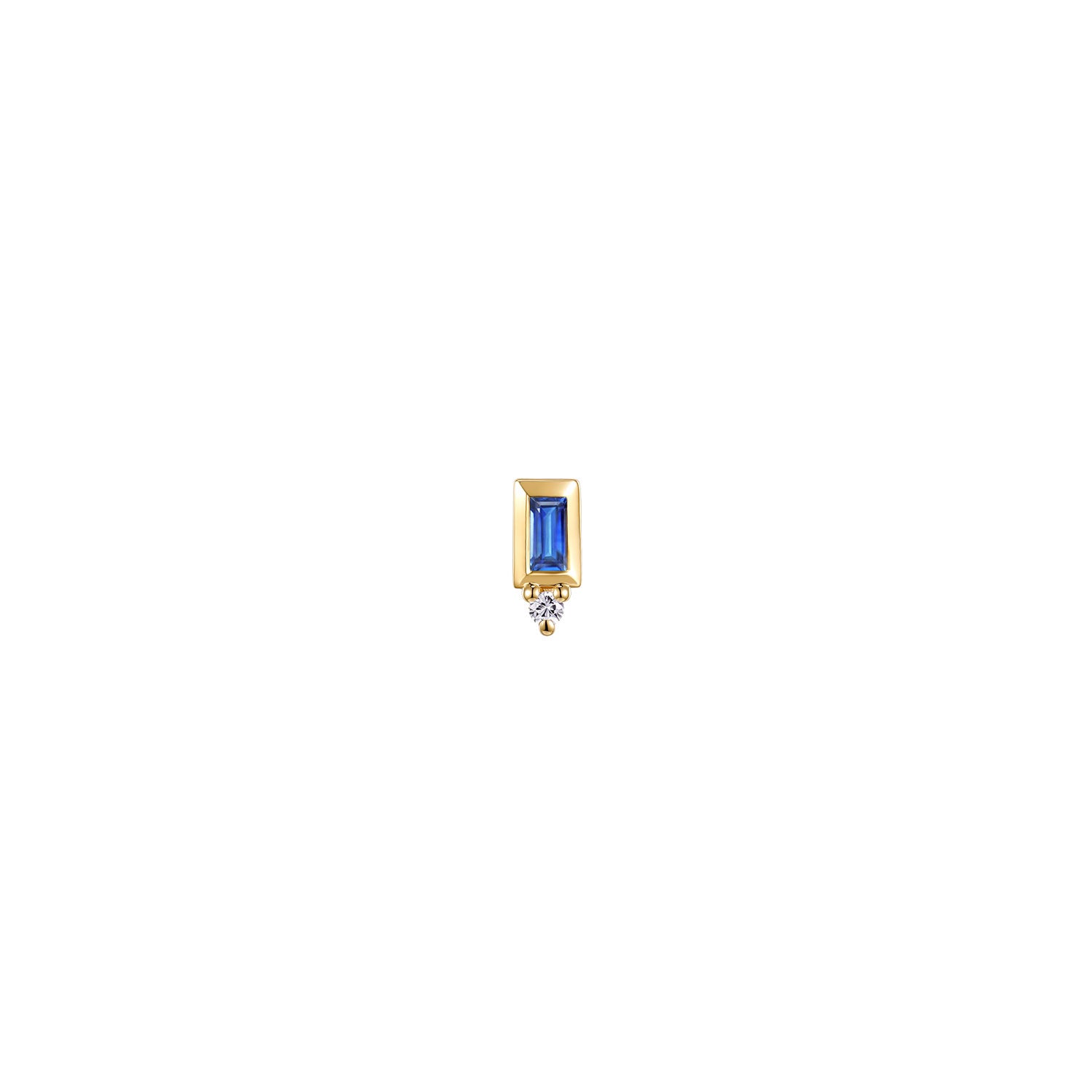 Pippa Diamond - Bezel Baguette Gemstone