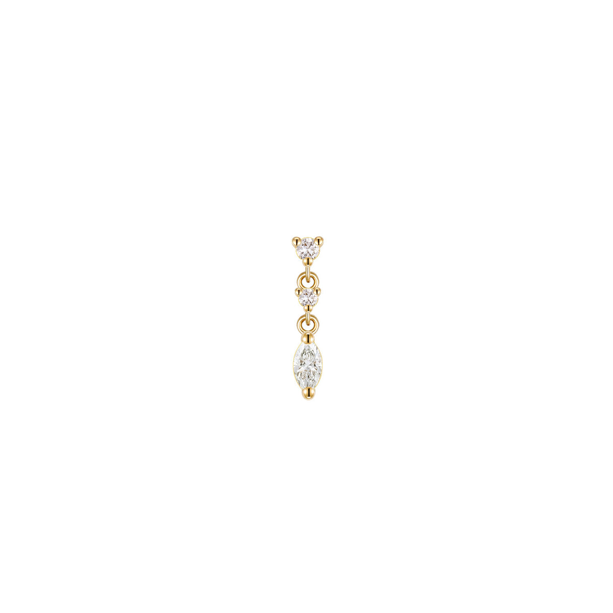 Cascade with Marquise Drop - Diamond