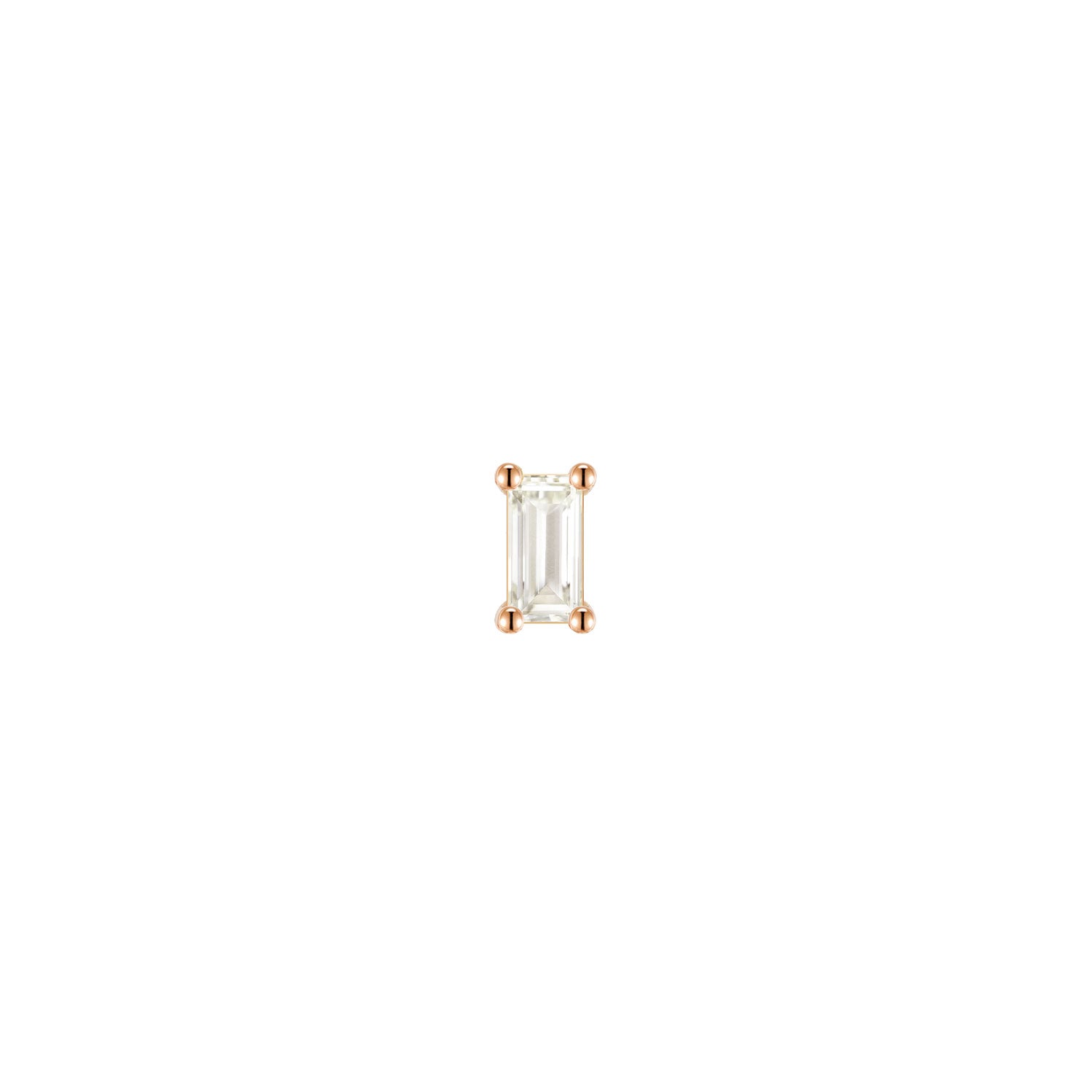 Diamond Baguette Solitaire - Prong