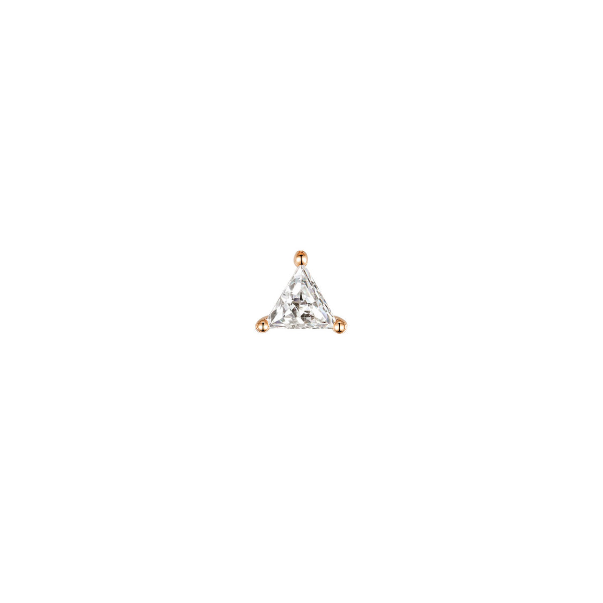 Diamond Trillion Solitaire - Prong