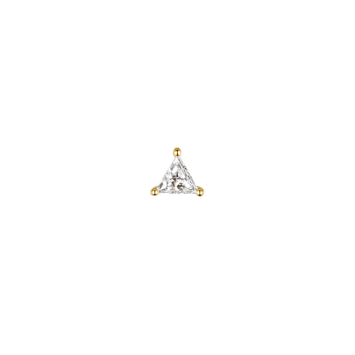 Diamond Trillion Solitaire - Prong