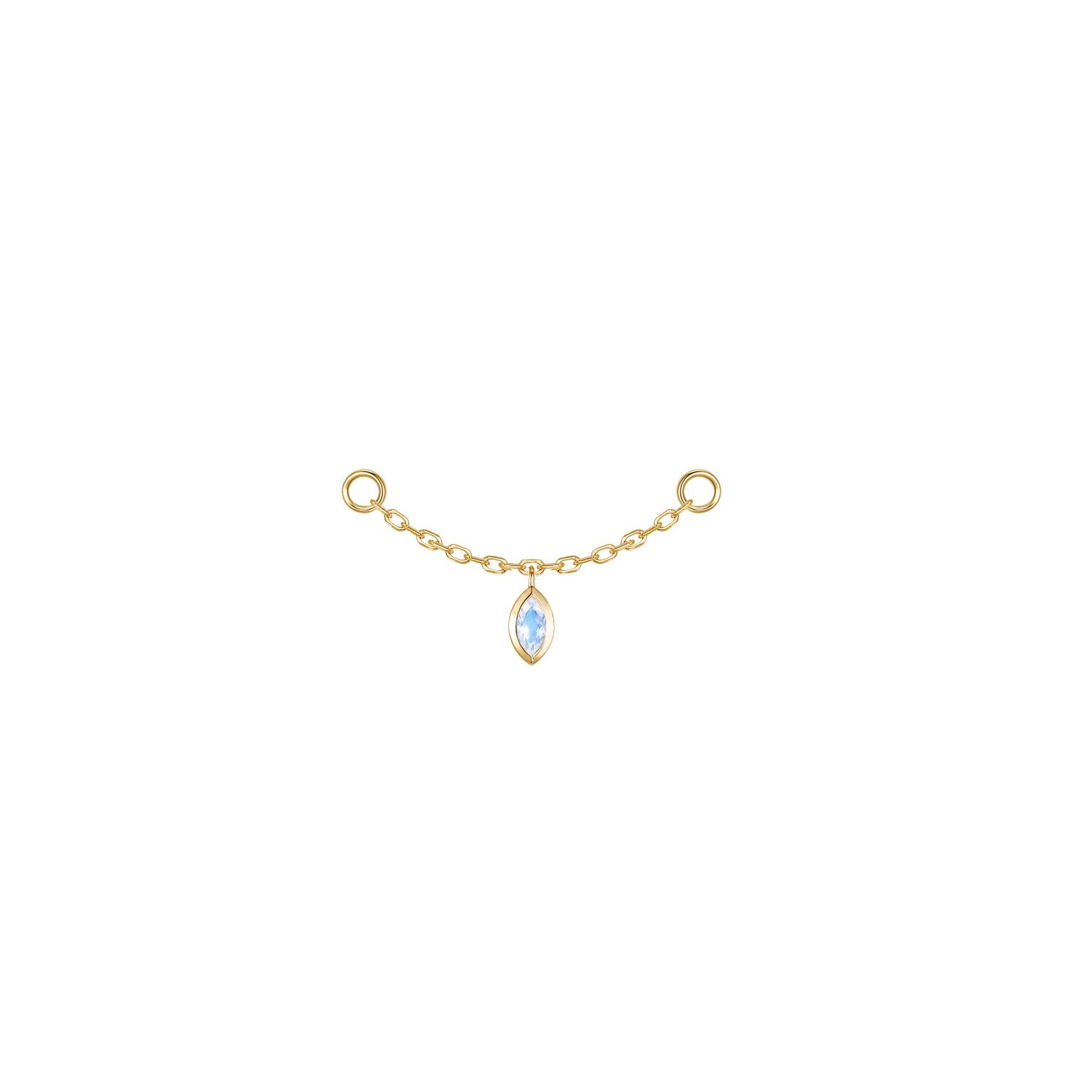 Marquise Bezel Gemstone Chain
