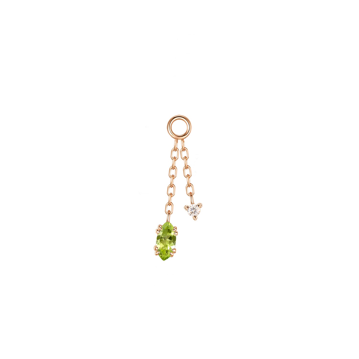 Georgia Diamond Double Dangle Chain Charm