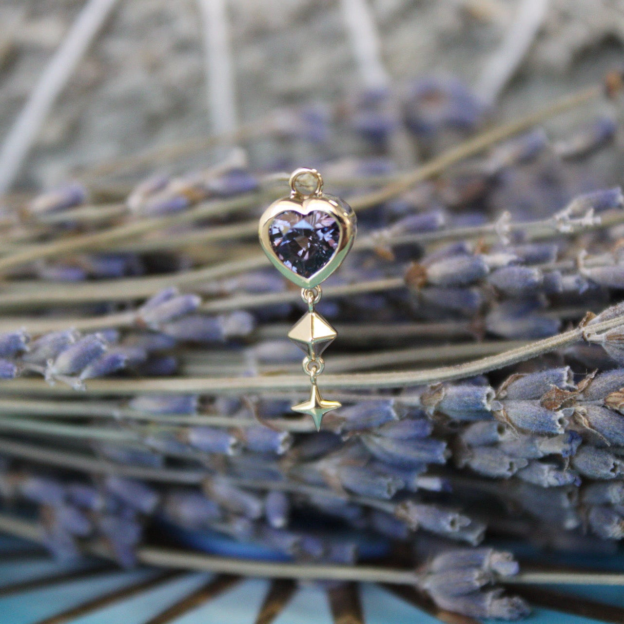 Seraphine with Sapphire Heart Charm