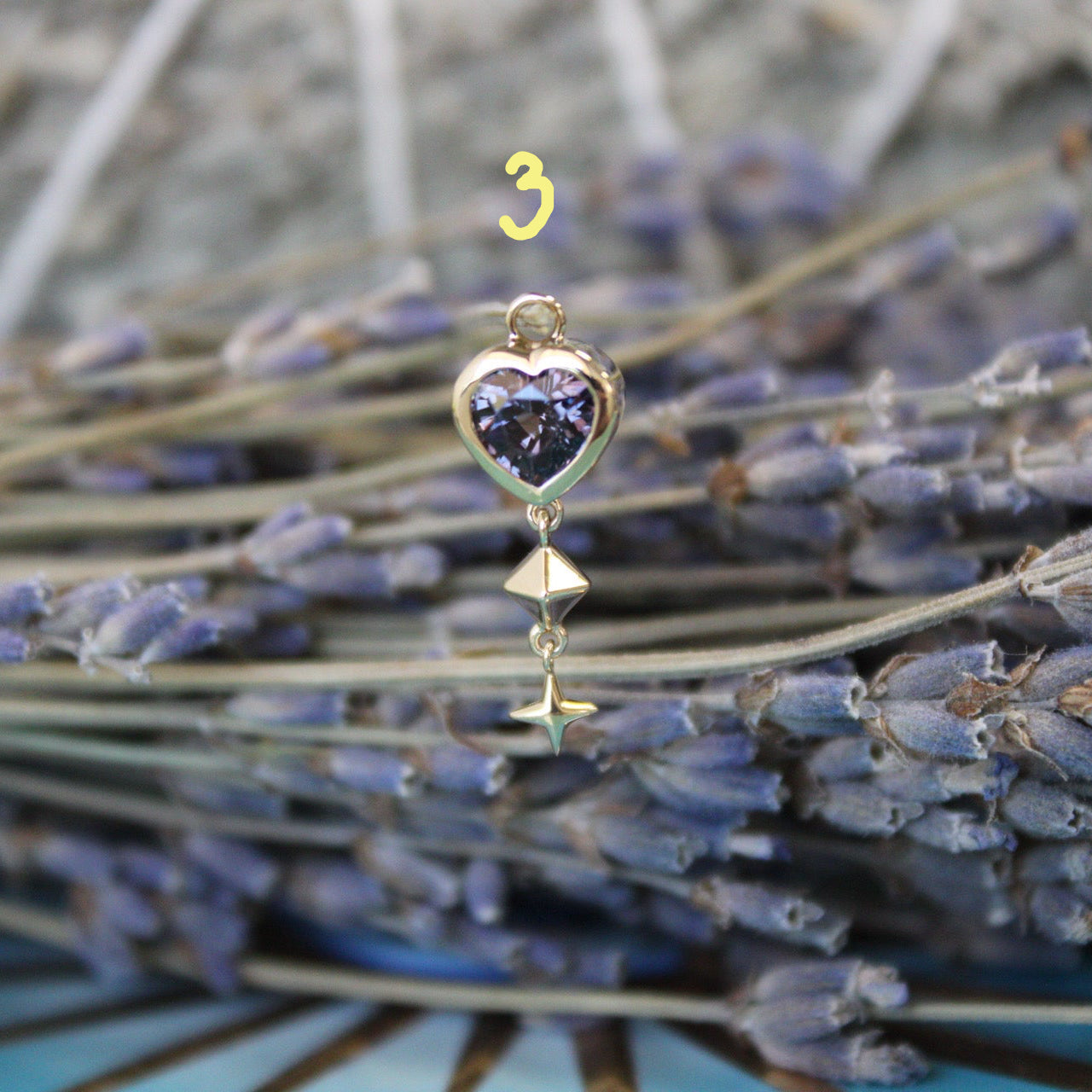 Seraphine with Sapphire Heart Charm