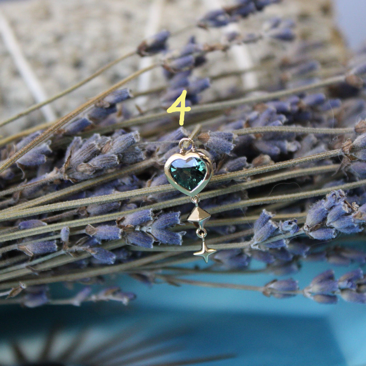 Seraphine with Sapphire Heart Charm