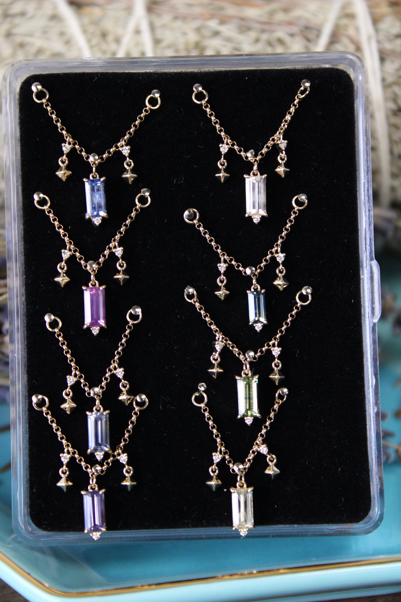 Sapphire, Diamond and Pyramid Chain