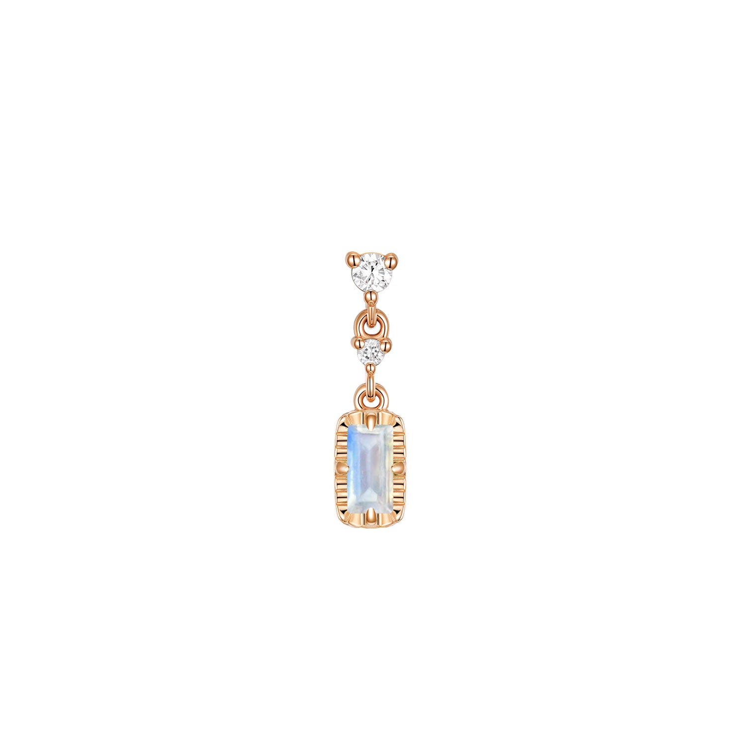 Juvia with Fluted Edge - Colored Gemstone