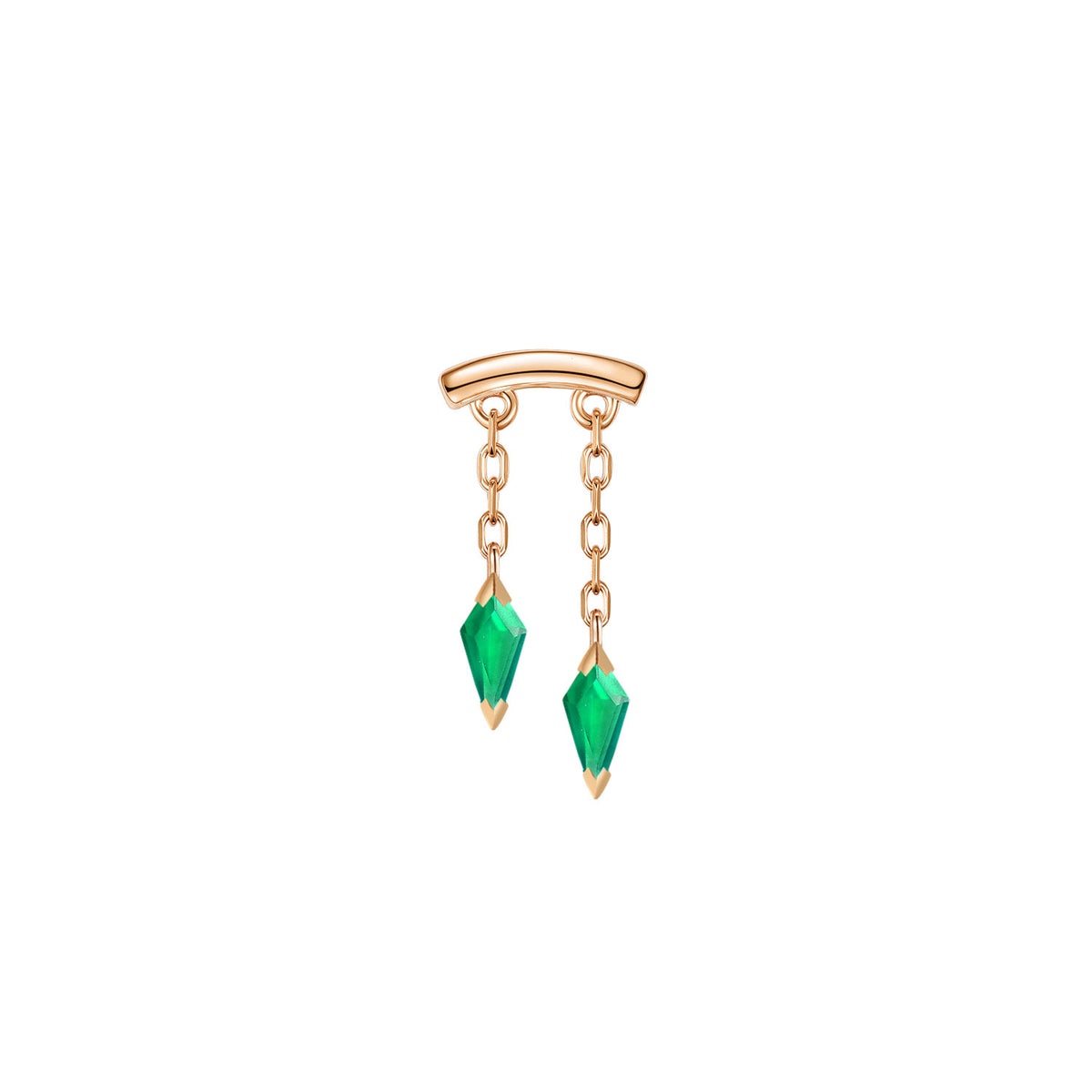 Bar End - Katana Colored Gemstone