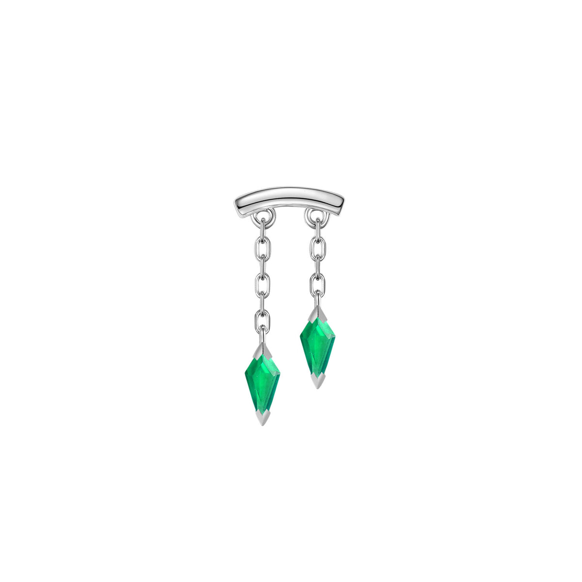 Bar End - Katana Colored Gemstone