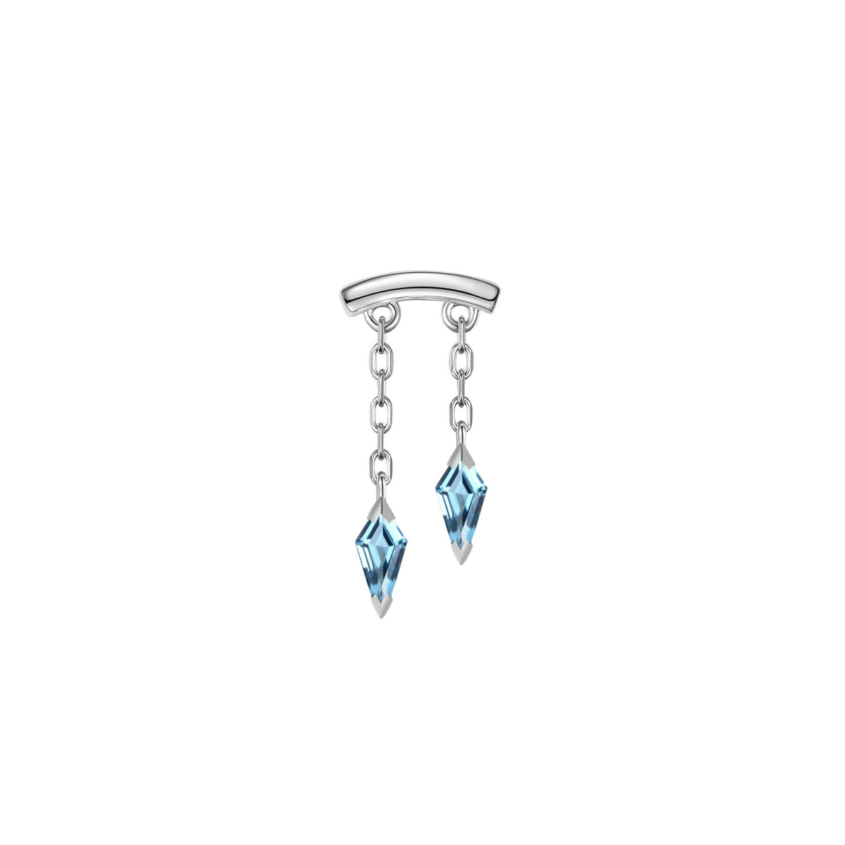 Bar End - Katana Colored Gemstone