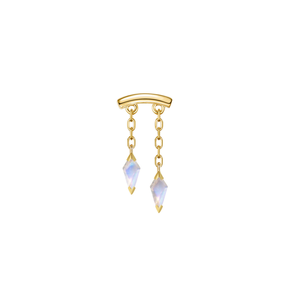 Bar End - Katana Colored Gemstone