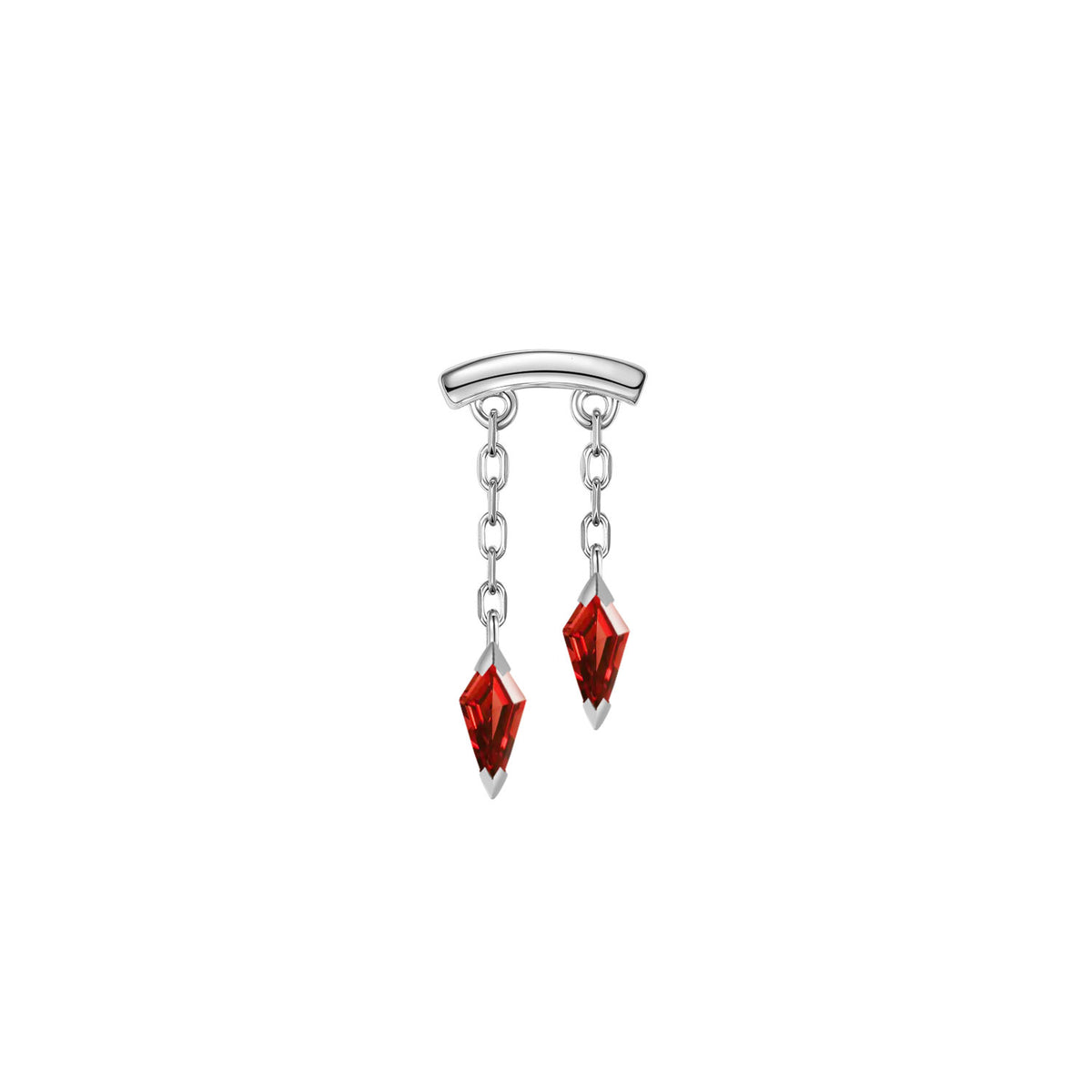 Bar End - Katana Colored Gemstone