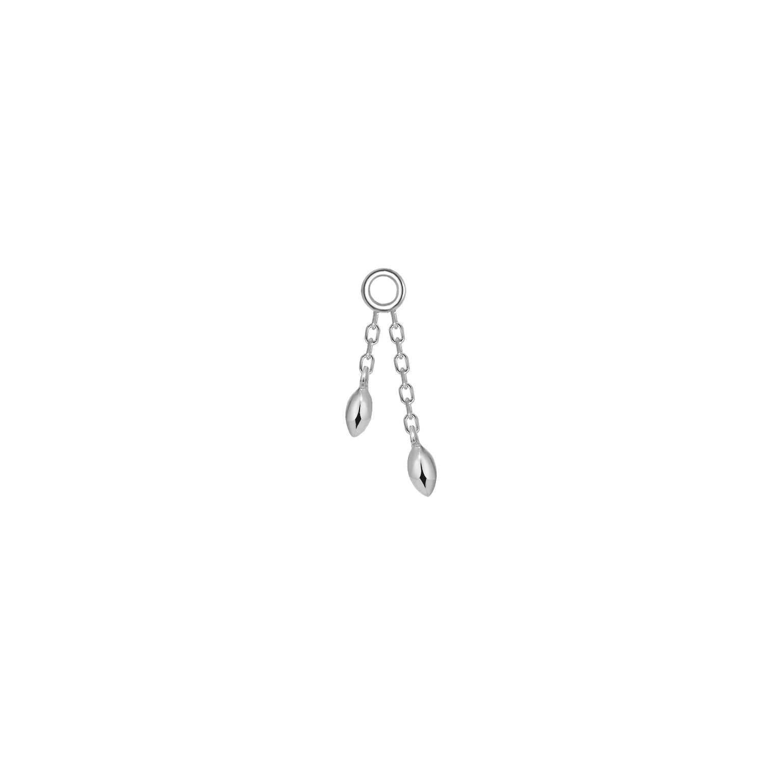 Marquise Bead Drop Charm