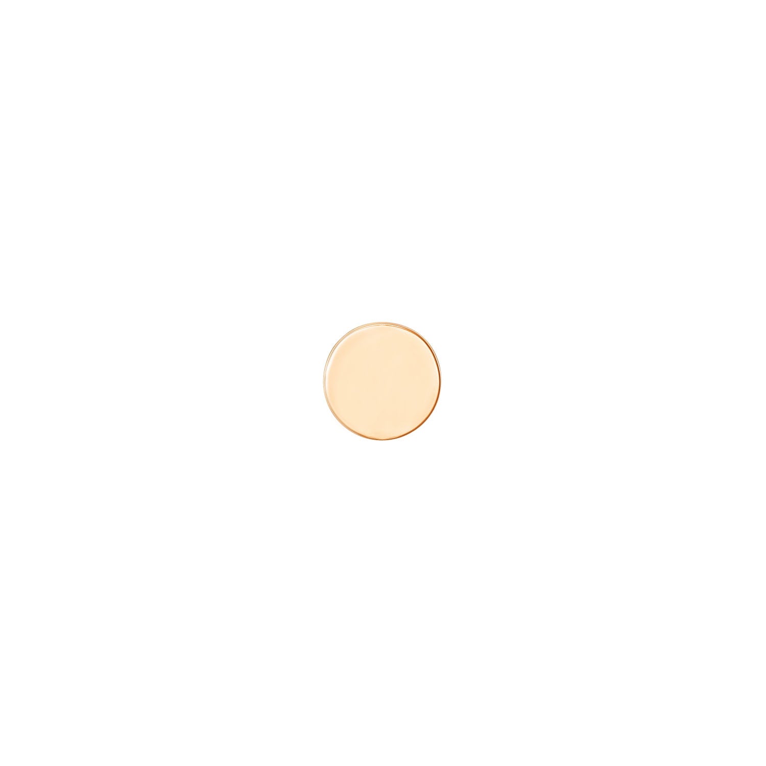 Solid Gold Disc - Flat