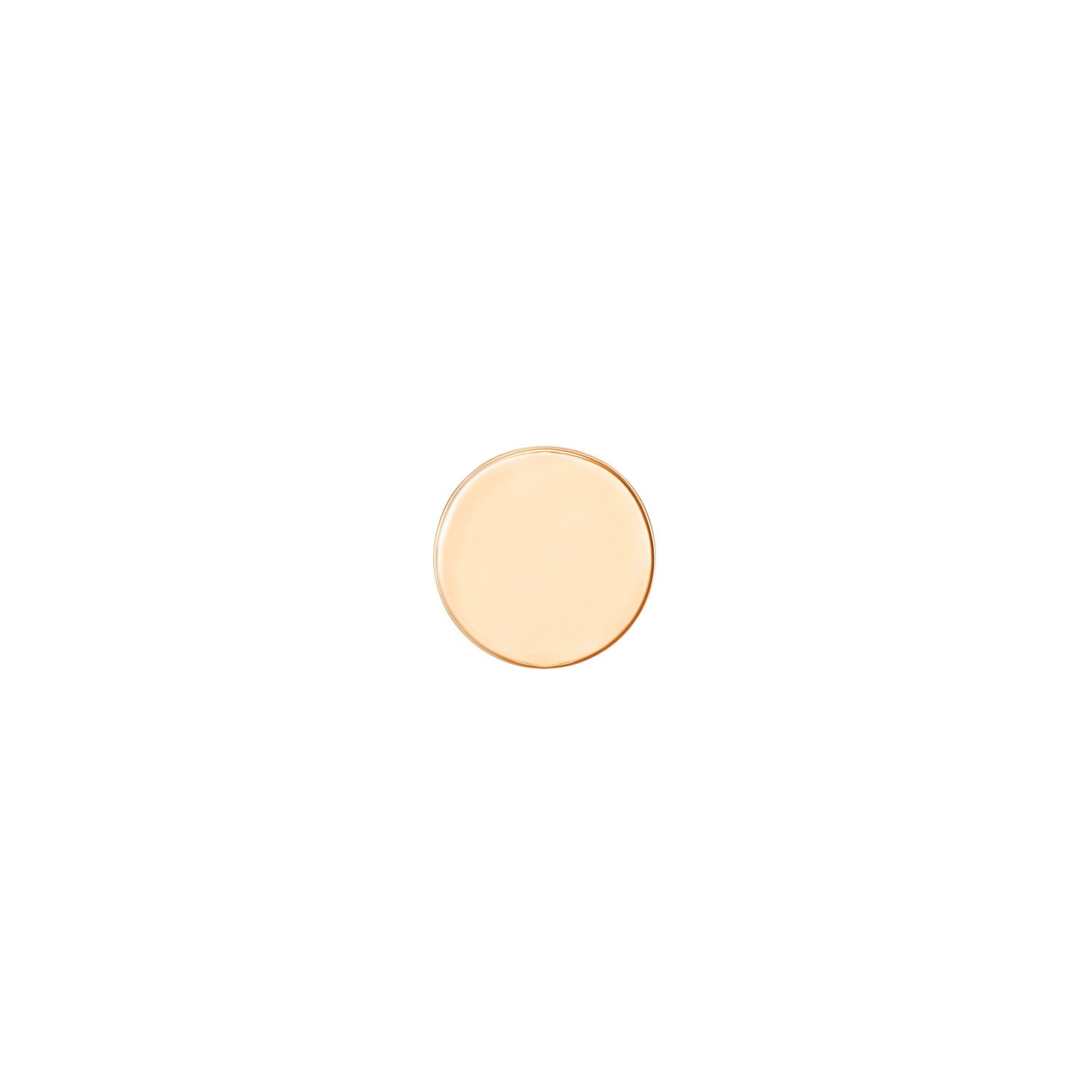 Solid Gold Disc - Flat