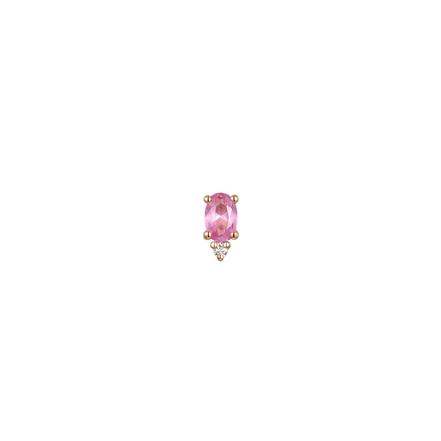 Pippa Diamond - Oval Pink Sapphire