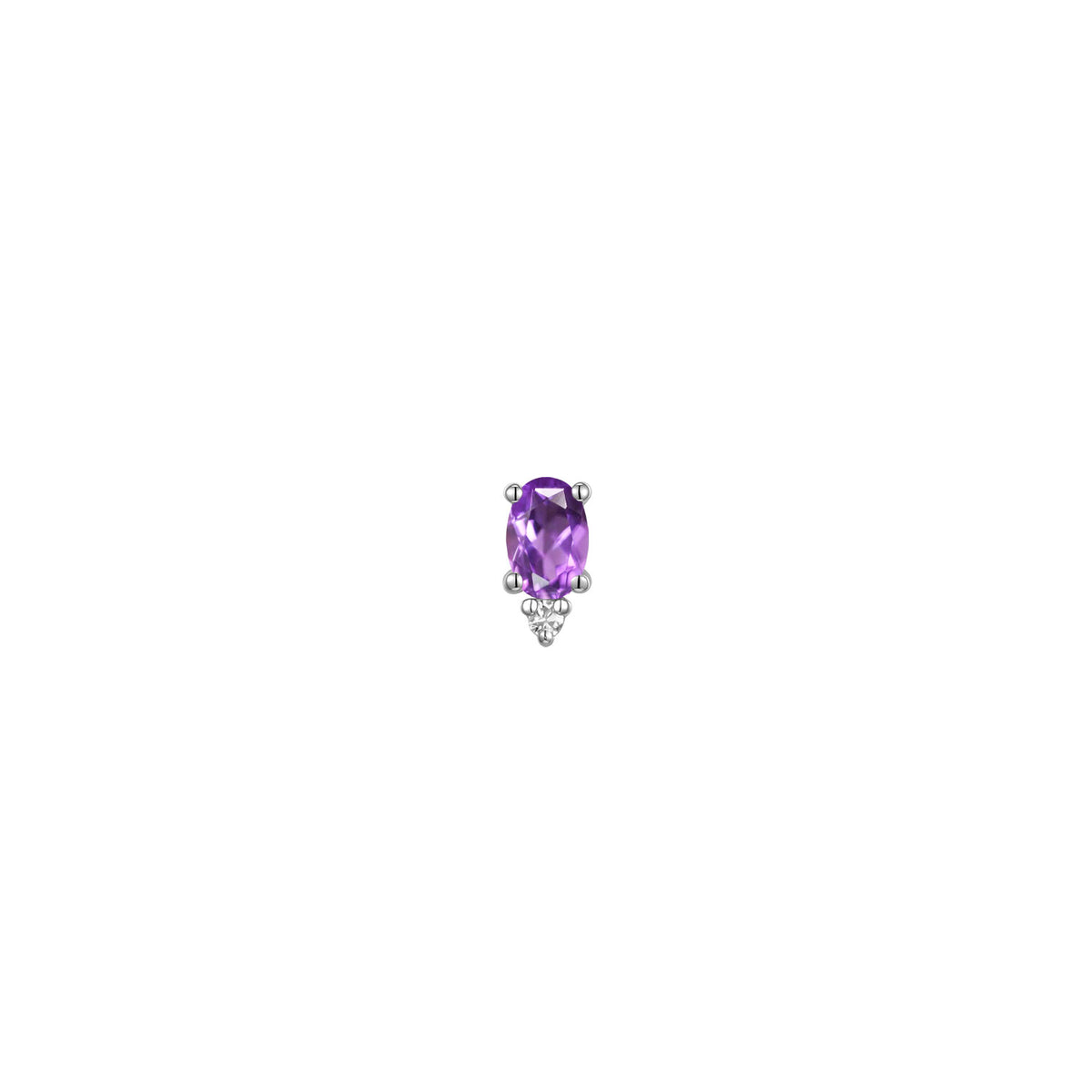 Pippa Diamond - Oval Pink Sapphire