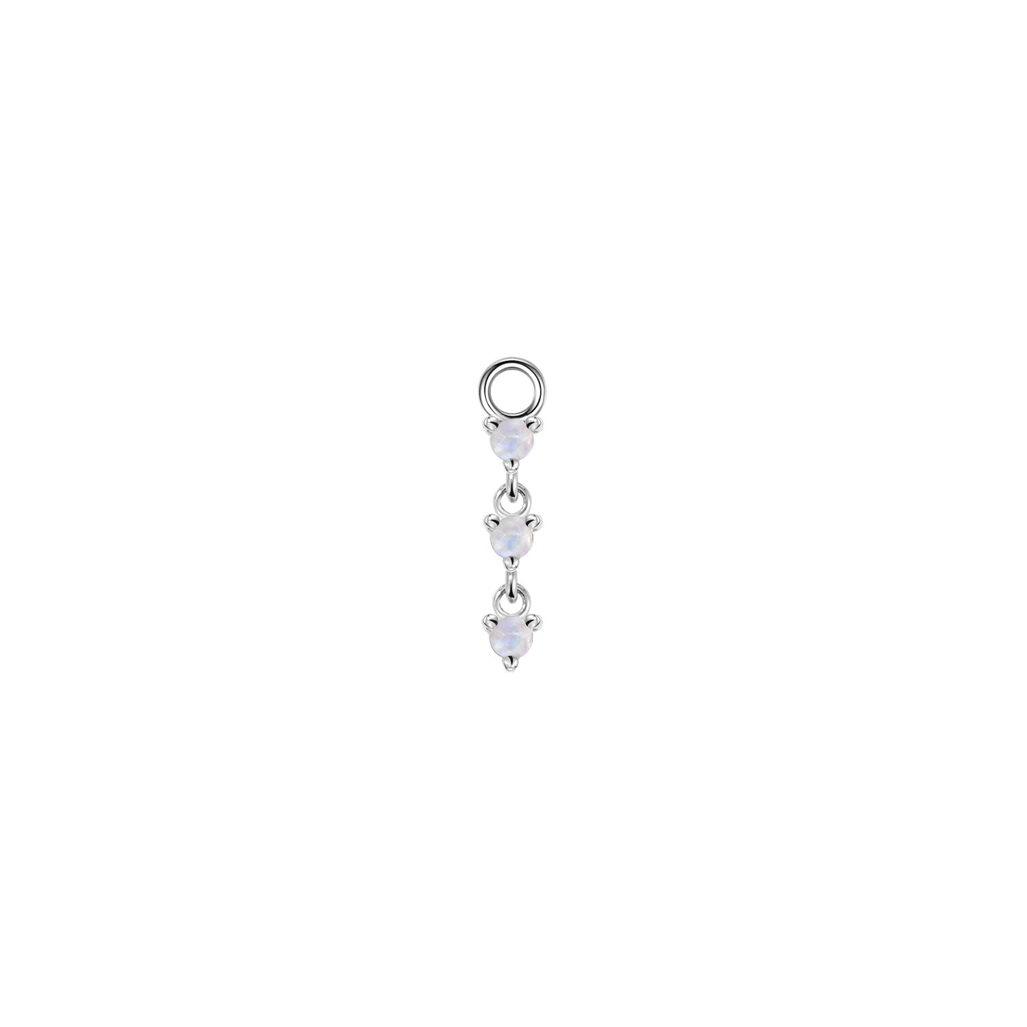 Penelope Prong Charm - Cabochon Gemstone