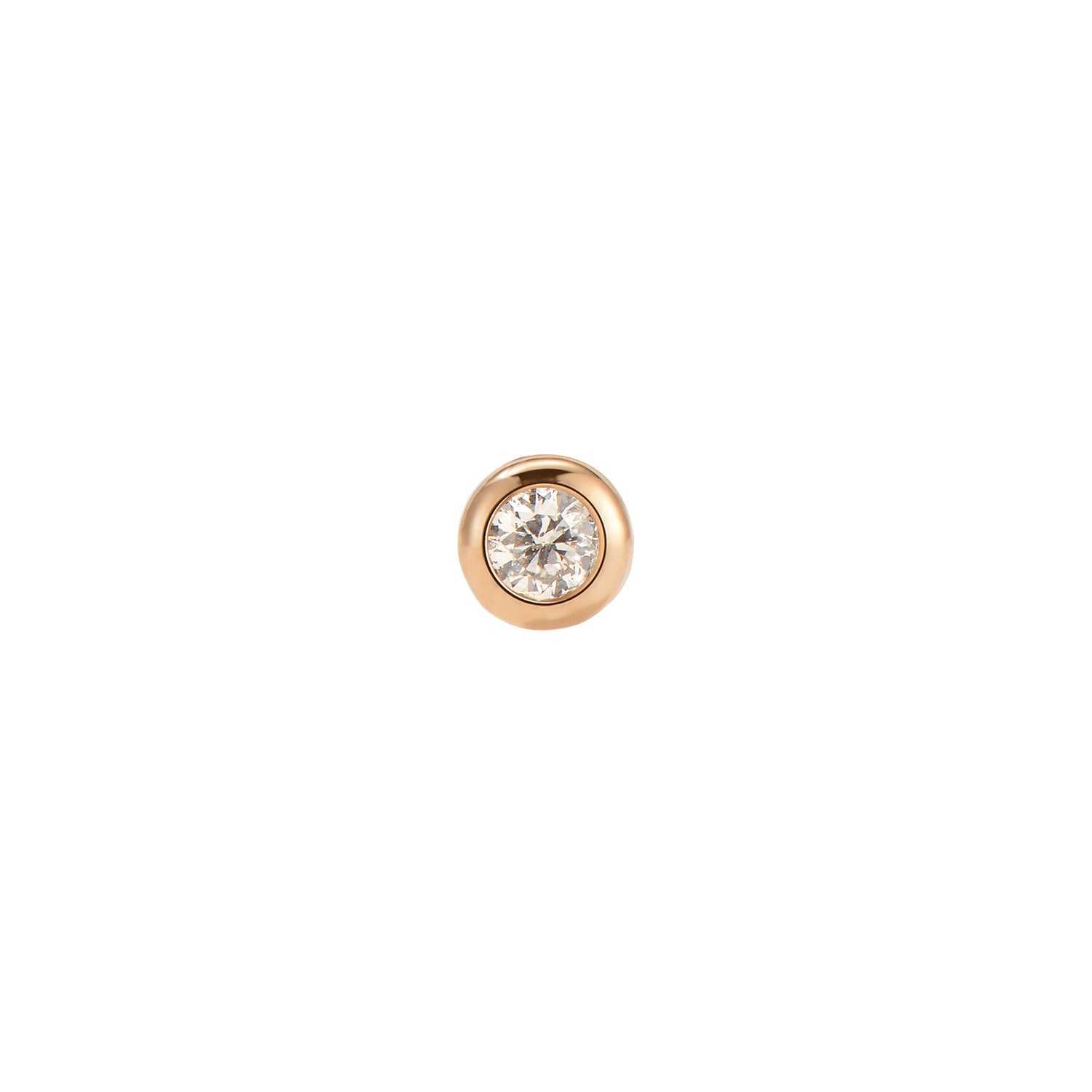 Diamond Round Solitaire - Bezel