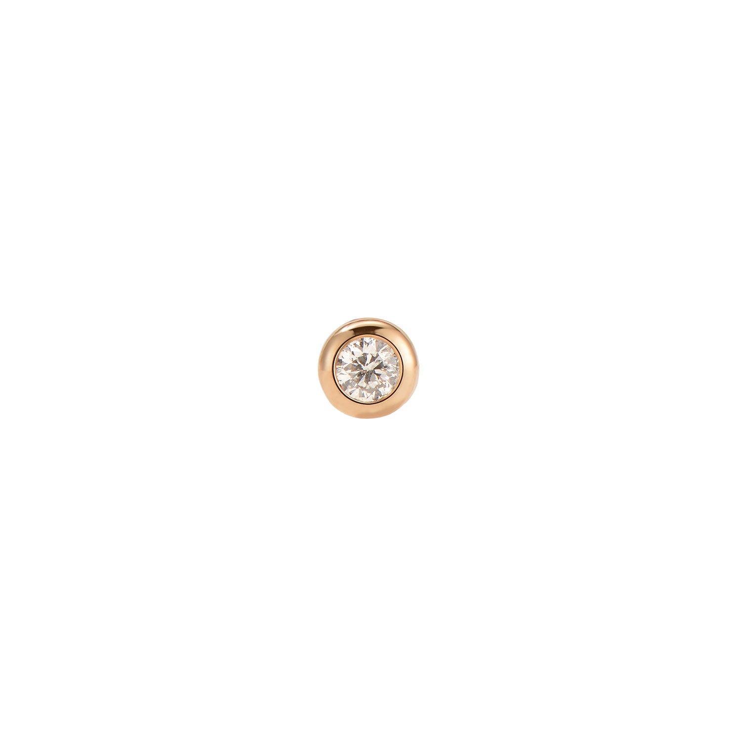 Diamond Round Solitaire - Bezel