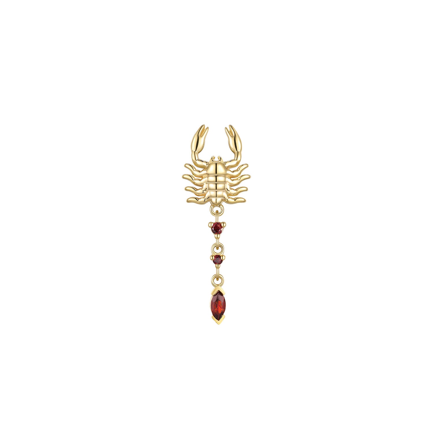 Draco - Scorpion Gemmed Tail with Stinger Dangle