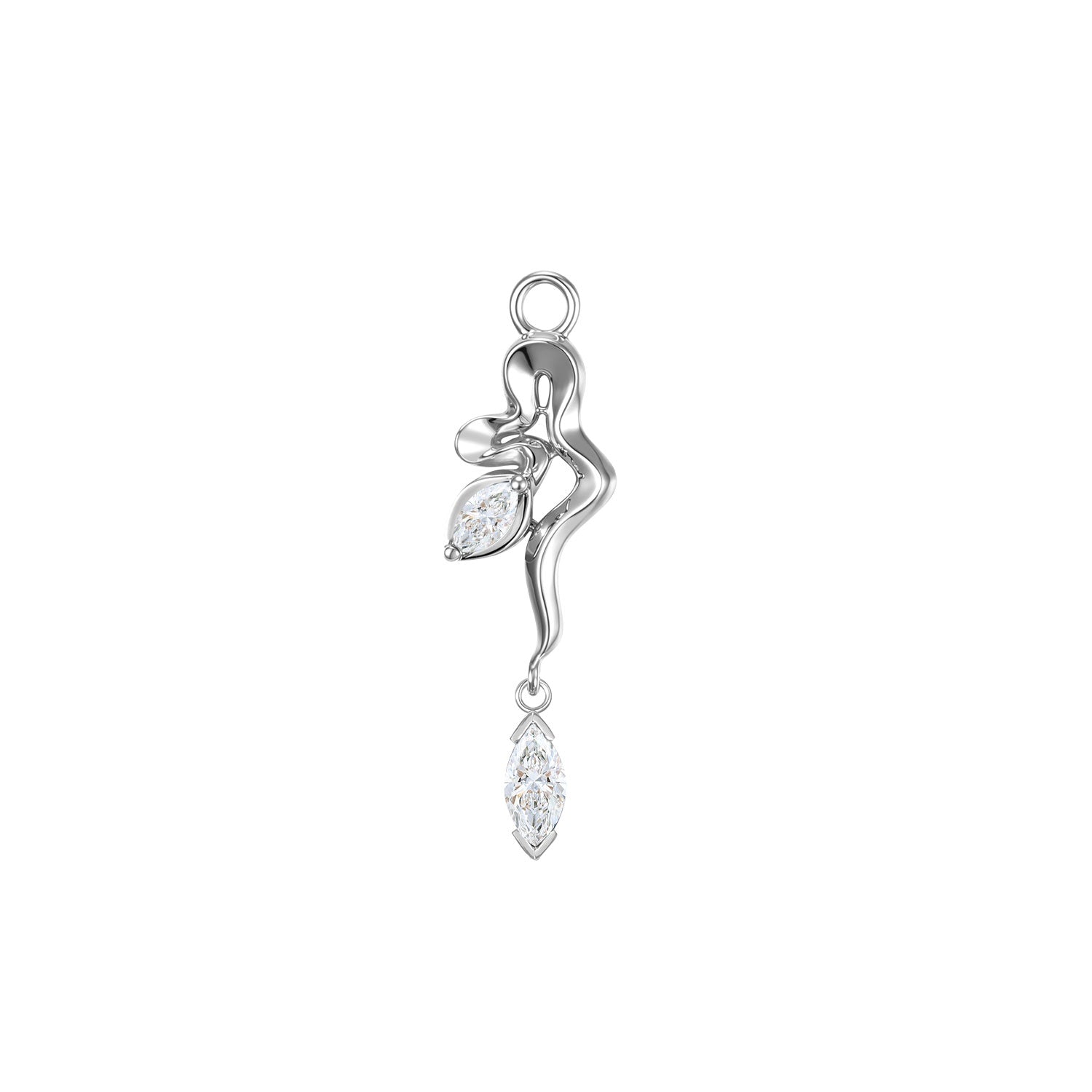 Snake - Amaryllis Charm - Diamond
