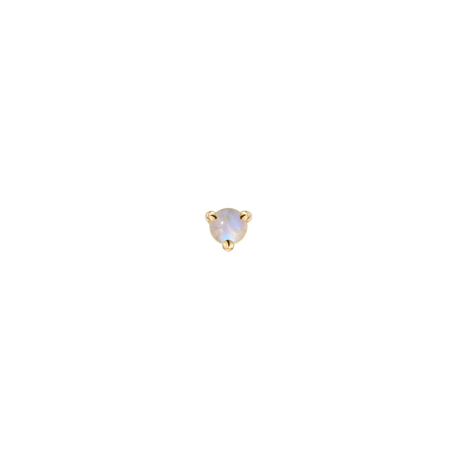 Aura - Cabochon Round Solitaire - Prong