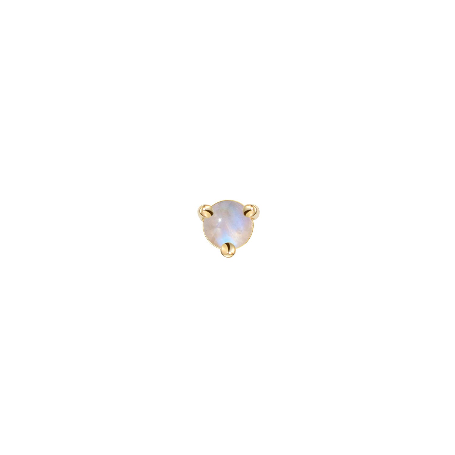 Aura - Cabochon Round Solitaire - Prong