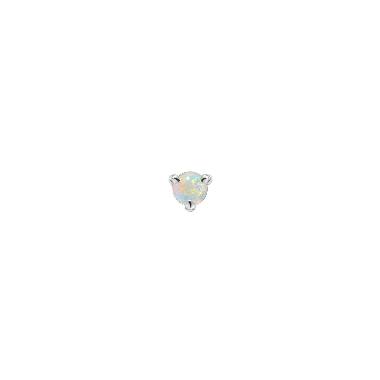Aura - Cabochon Round Solitaire - Prong