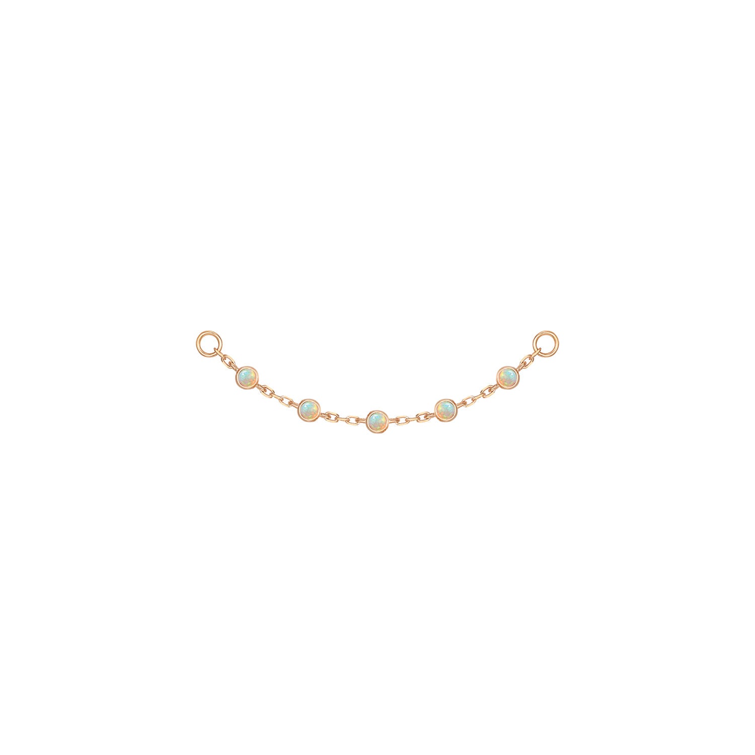 Station Chain - 5 Cabochon