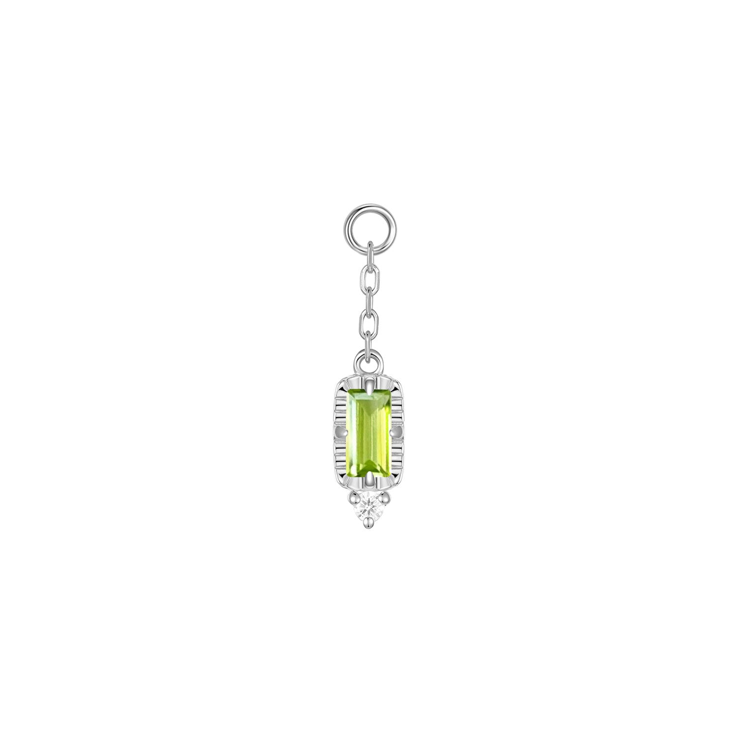 Sylvie on Chain Charm - Faceted Gemstone