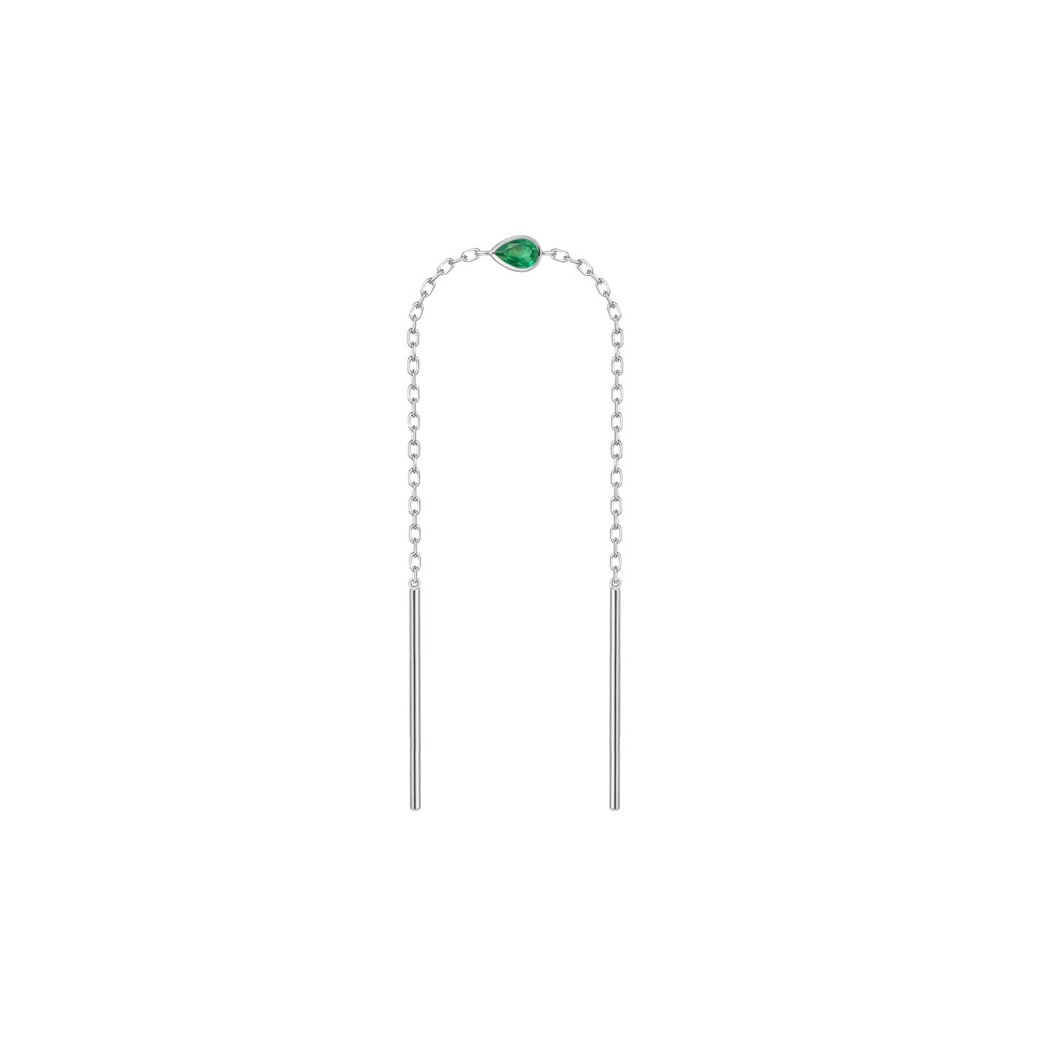 Threader - Sili Pear Gemstone Bezel Center