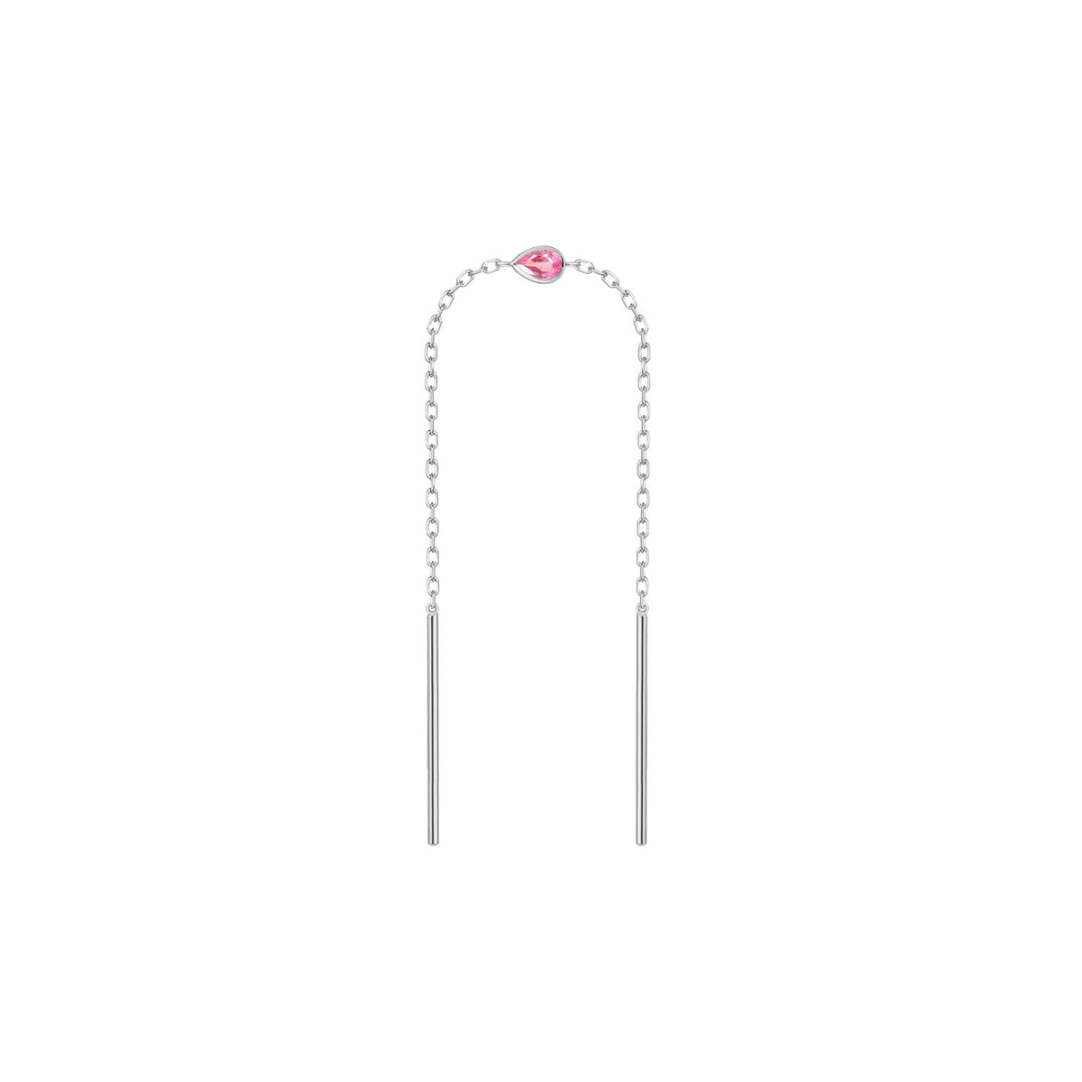 Threader - Sili Pear Gemstone Bezel Center
