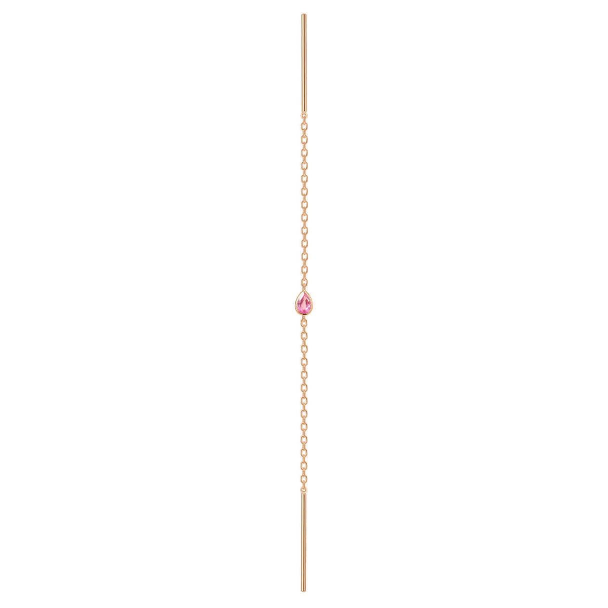 Threader - Sili Pear Gemstone Bezel Center