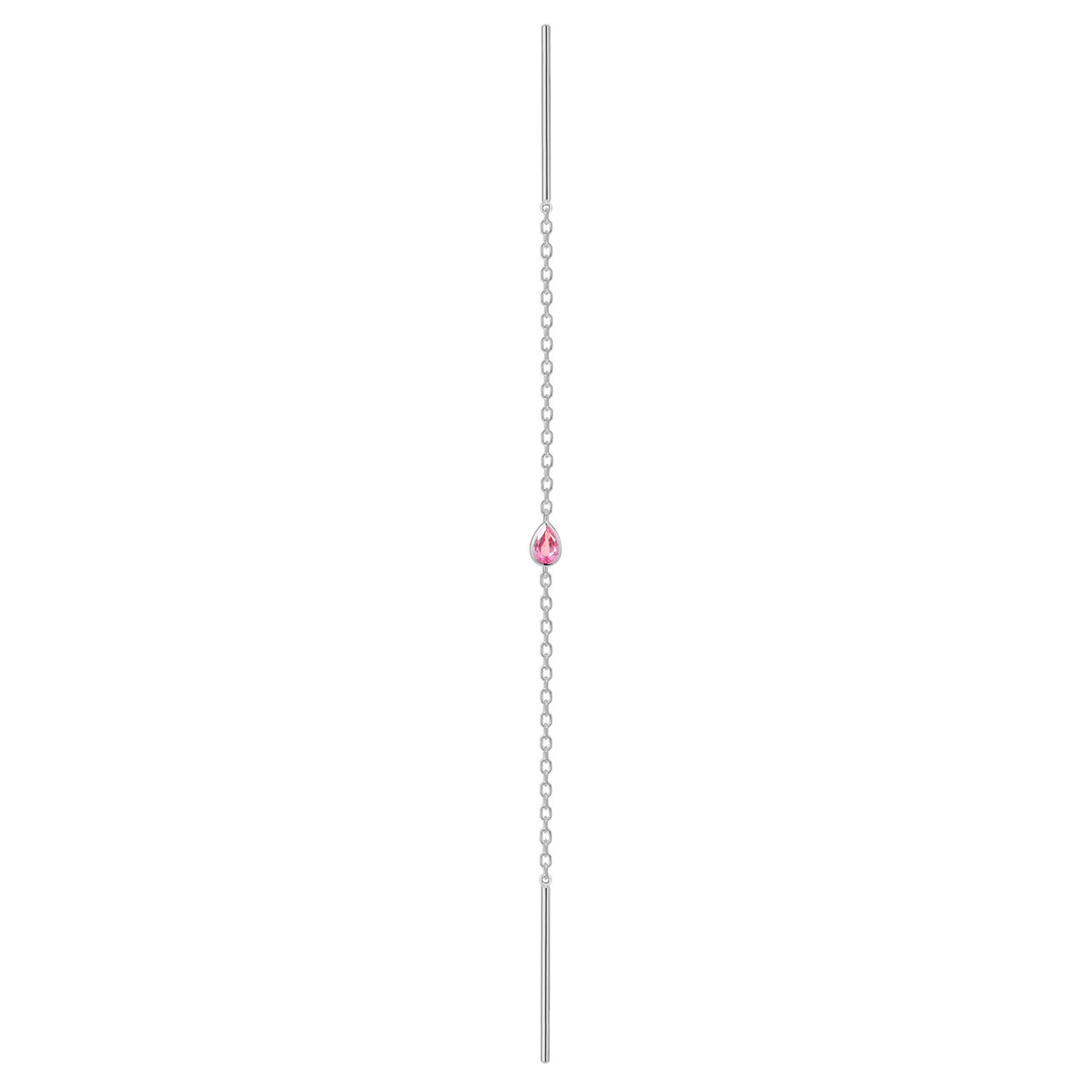 Threader - Sili Pear Gemstone Bezel Center