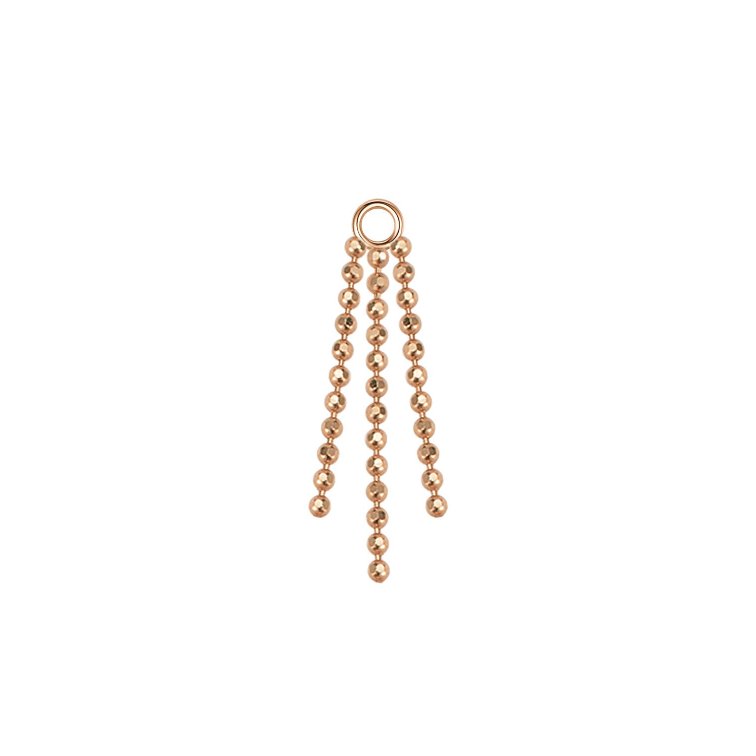 Triple Ball Chain Charm