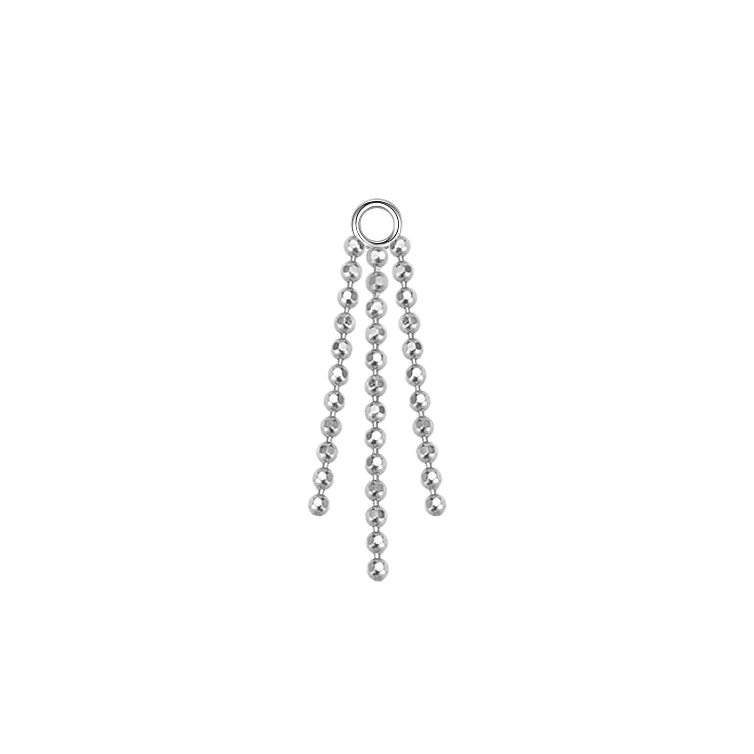 Triple Ball Chain Charm