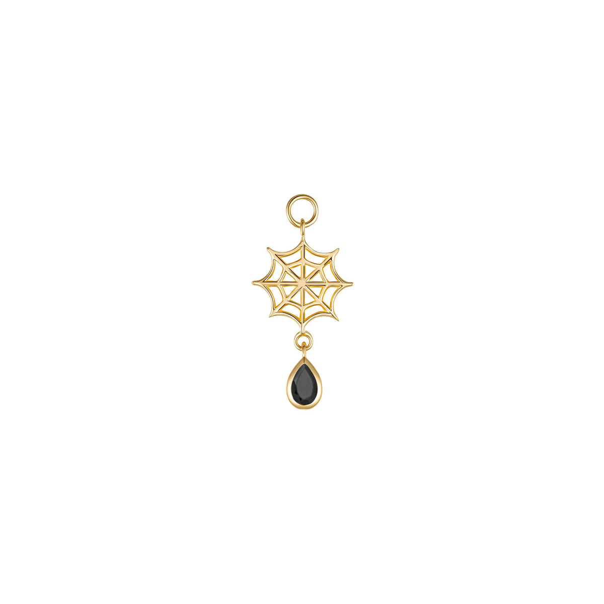 Web with Drip Charm