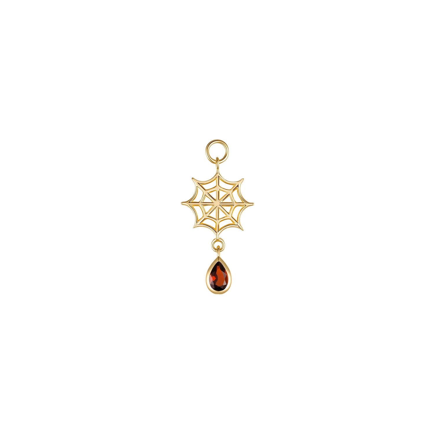 Web with Drip Charm